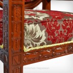 Кресло – трон Наполеона Napoleon, массив красного дерева, пружинный блок, Индонезия (1101-009)