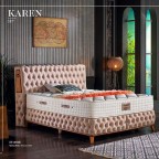 Ліжко двоспальне з підйомним механізмом 160x200 | модель "KAREN" 