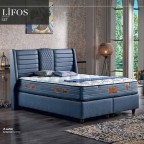 Кровать двуспальная с подъемным механизмом 160х200 "LIFOS"