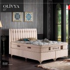 Ліжко двоспальне з підйомним механізмом 160х200 | модель OLIVYA