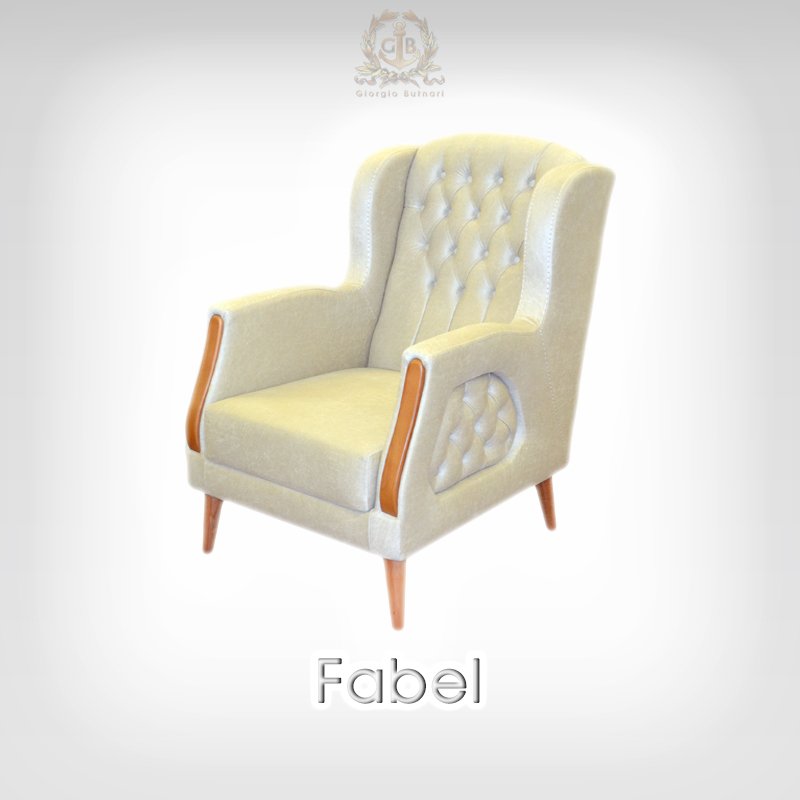 Кресло Fabel пружинный блок, каркас дуб