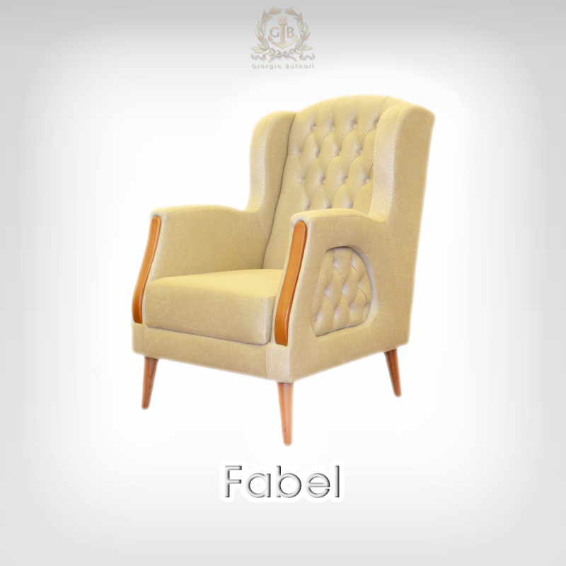 Кресло Fabel пружинный блок, каркас дуб