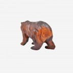 Статуэтка деревянная резная Медведь (FM-001), 15х9 см, тиковое дерево, Индонезия