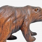 Статуэтка деревянная резная Медведь (FM-001), 15х9 см, тиковое дерево, Индонезия