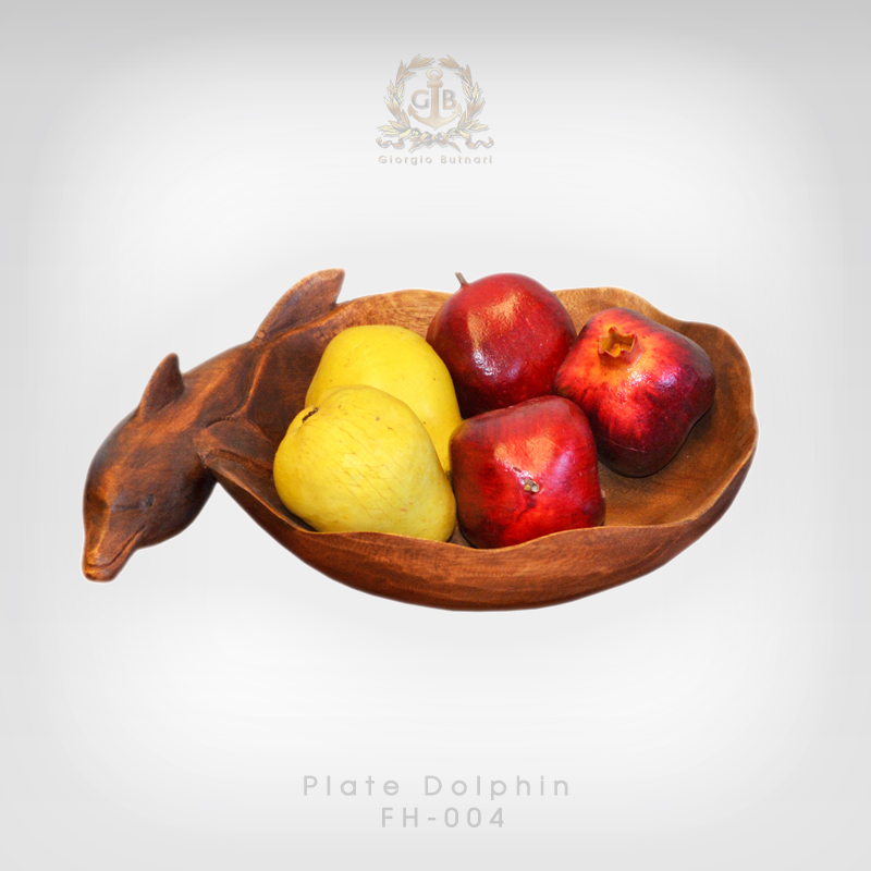 Блюдо деревянное "Дельфин"