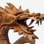 Статуэтка деревянная Дракон, массив тика, 20х19 см, Индонезия (FD-1010)