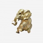 Статуетка різьблена Слон, палісандр, 25х30 см, Індонезія (FS-036)