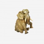 Статуетка різьблена Слон, палісандр, 25х30 см, Індонезія (FS-036)