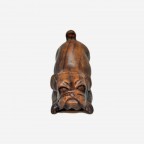 Статуэтка фигурка собаки Французский бульдог 5х8 см тиковое дерево (АВ-70)