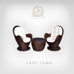 Кресла и столик из ротанга | модель "CapeTown"