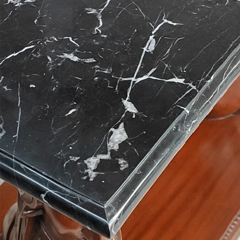 Консоль приcтінна, мармур, червоне дерево Сфінкси (MJ-422), Індонезія