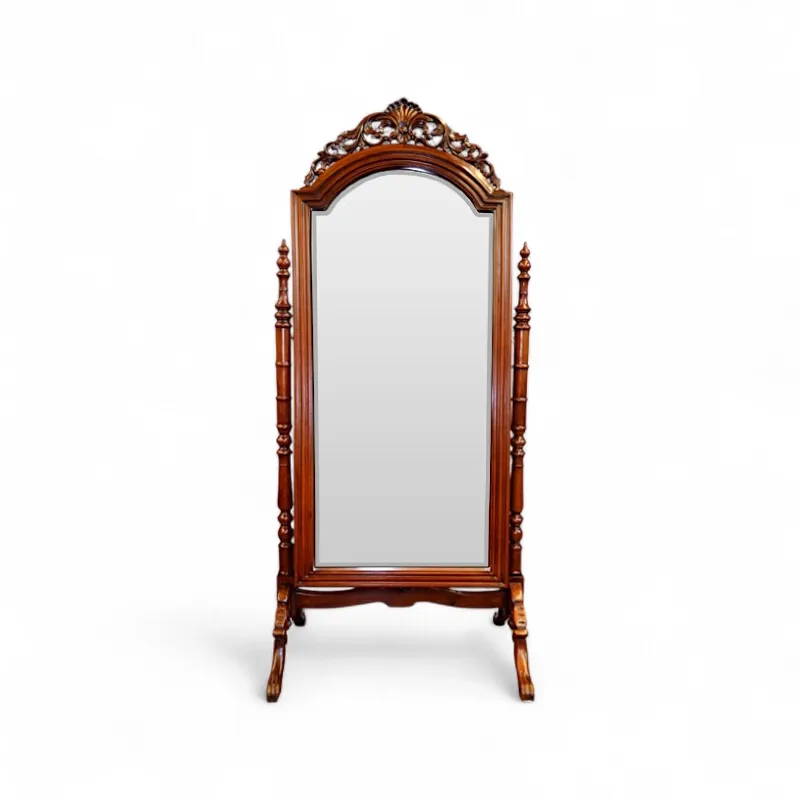 Дзеркало підлогове SP-503, червоне дерево, махагон, 190 см, Індонезія 