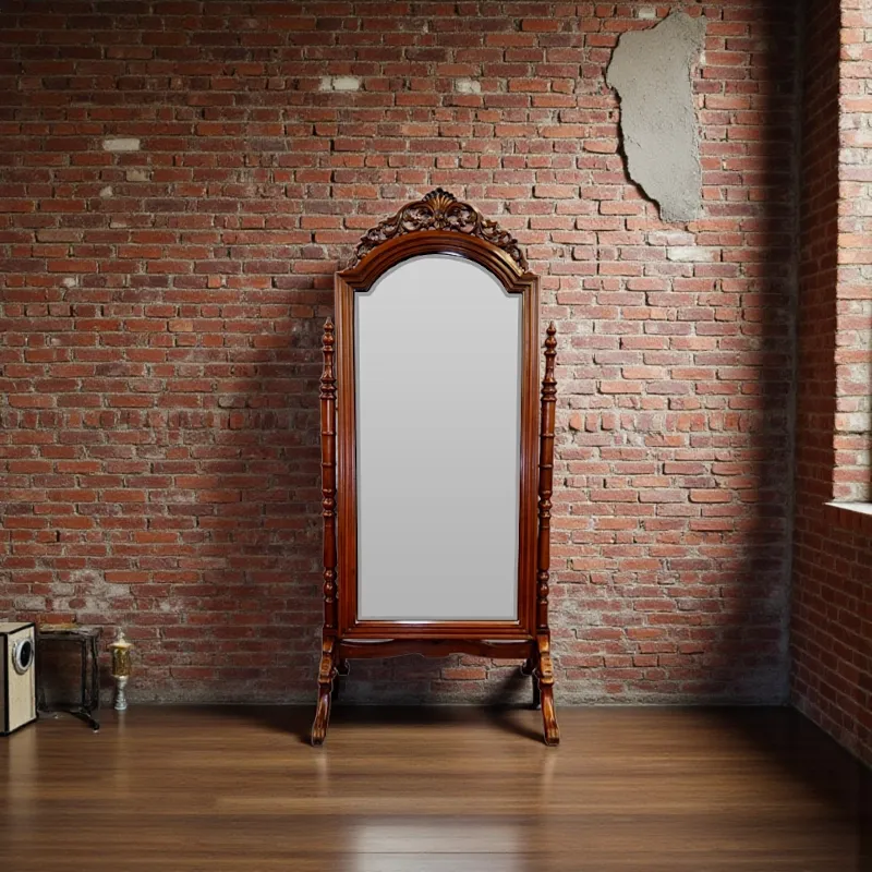 Дзеркало підлогове SP-503, червоне дерево, махагон, 190 см, Індонезія 