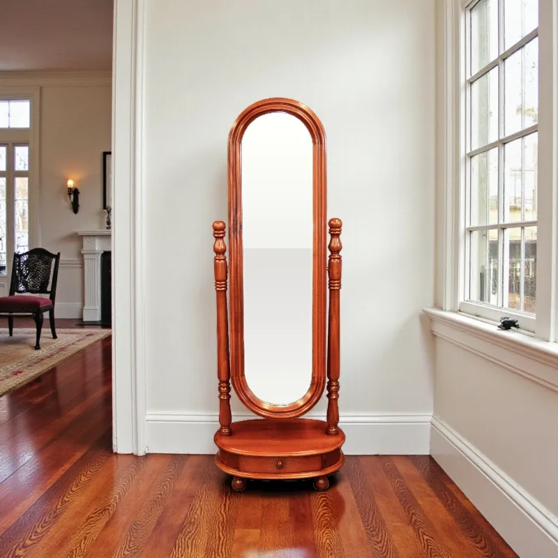 Дзеркало підлогове SP-504 червоне дерево, Індонезія 