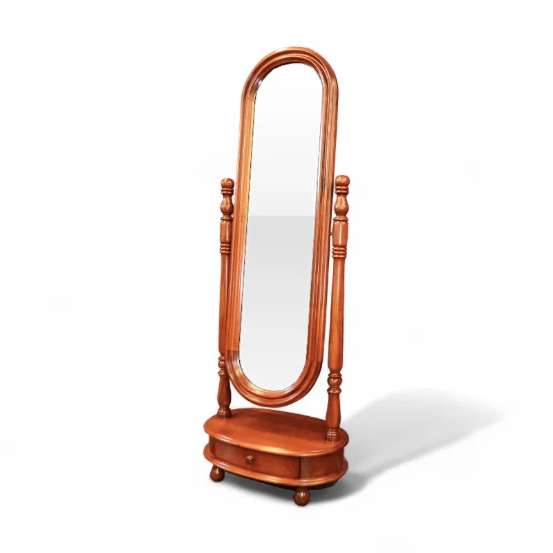 Зеркало напольное SP-504 красное дерево, Индонезия 