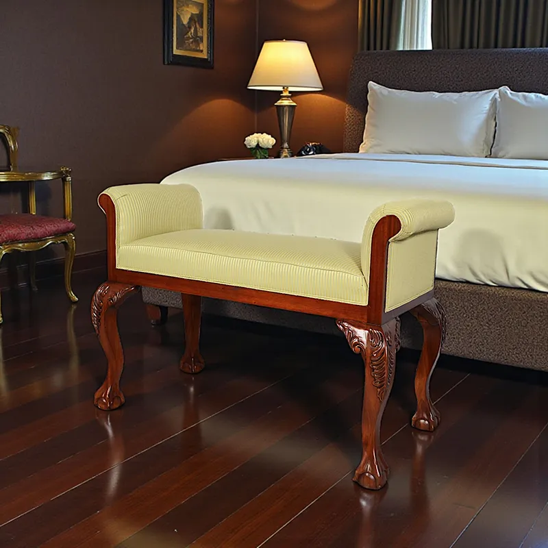 Банкетка Чіппендейл KRS-211 червоне дерево Індонезія