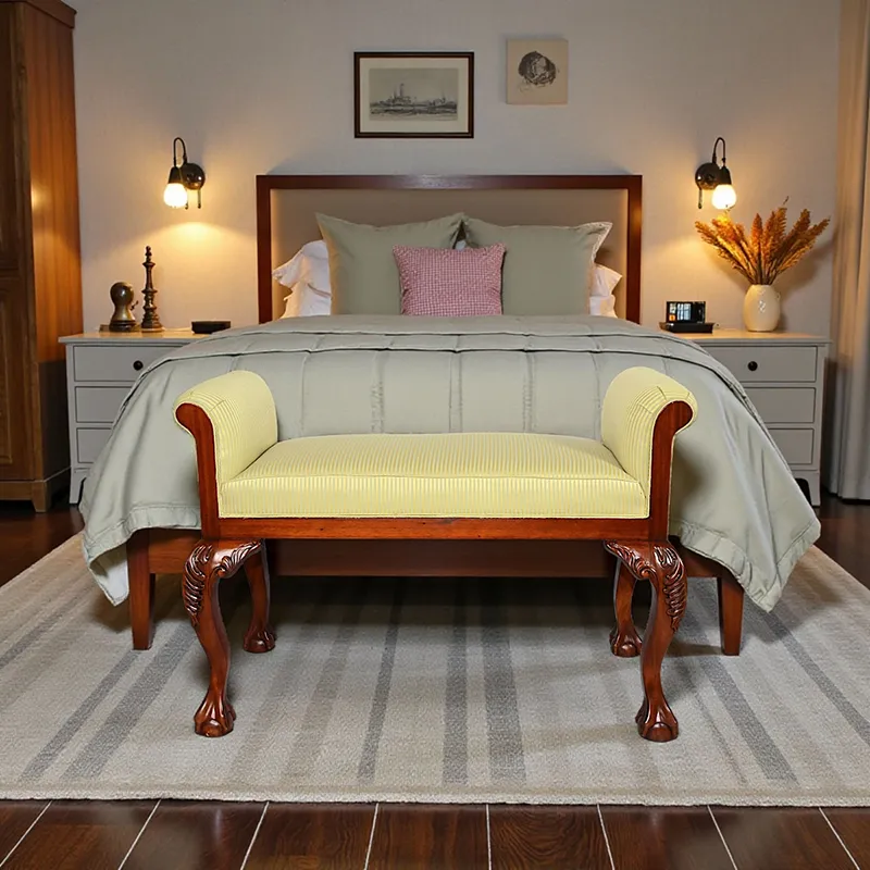 Банкетка Чіппендейл KRS-211 червоне дерево Індонезія