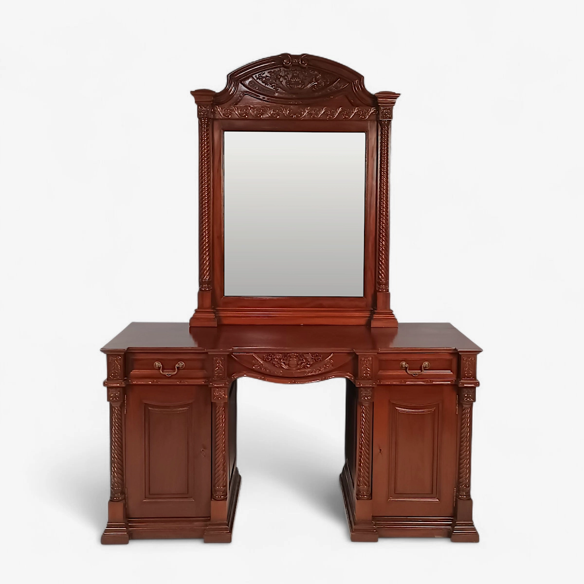 Туалетний стіл з дзеркалом Empire (2201-018) червоне дерево Індонезія