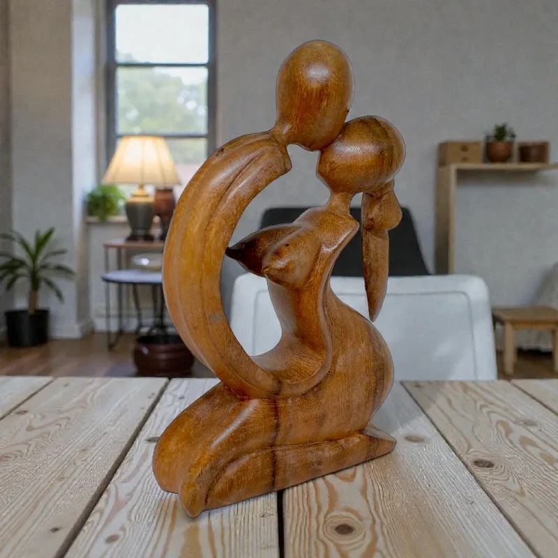 Статуетка абстракція Поцілунок (AB-38) 20х13 Індонезія