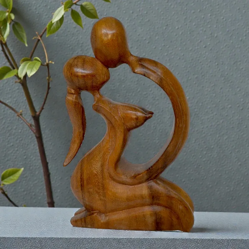 Статуетка абстракція Поцілунок (AB-38) 20х13 Індонезія