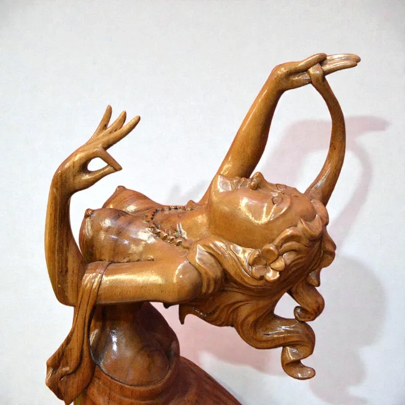 Статуетка дерев'яна Танцююча дівчина (FB-123) підлогова, 100 см, Індонезія