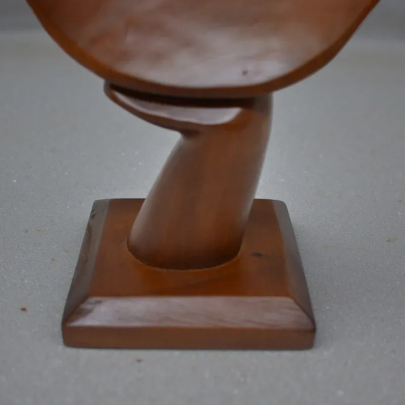 Статуетка декоративна Маска K-67 червоне дерево 31х16 см Індонезія