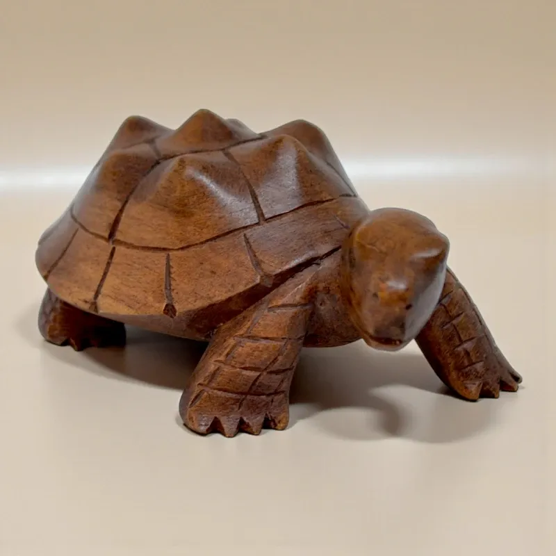 Статуетка дерев'яна Черепаха FH-0069 12х7 см тік Індонезія