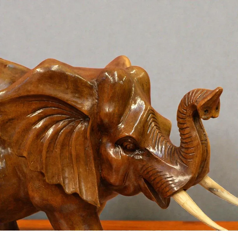 Статуэтка Слон (FL-050) тиковое дерево 42х70 см Индонезия 