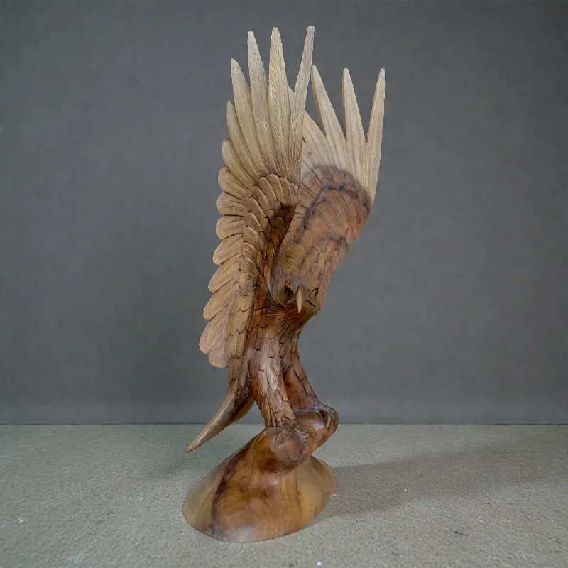 Статуетка Орел на полюванні (FE-0010) дерев'яна 50 см Індонезія