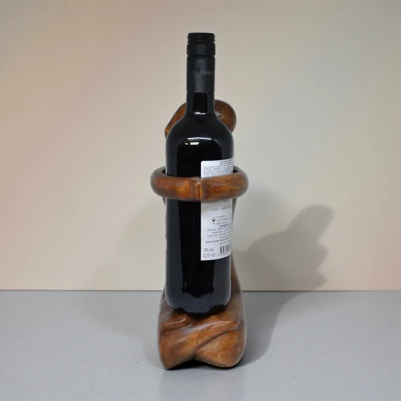 Держатель для бутылки Мужчина AB-23 тиковое дерево Индонезия