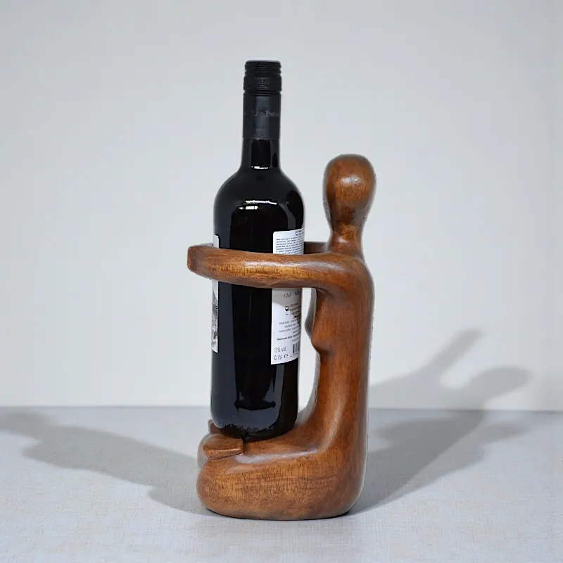 Тримач для пляшки Чоловік AB-23 тікове дерево Індонезія