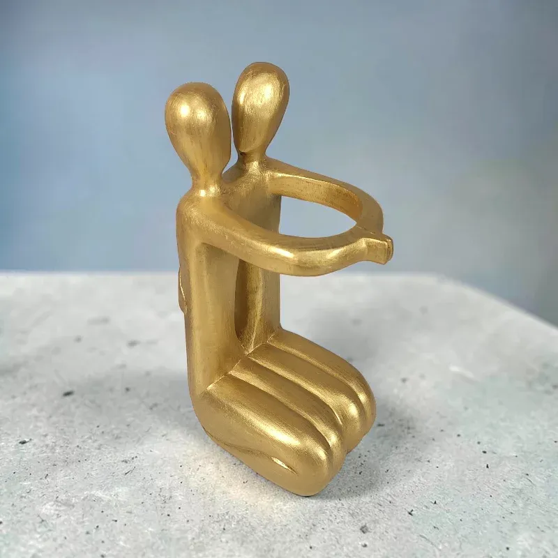 Підставка дерев'яна під пляшку Пара (AB-26G) золотистий