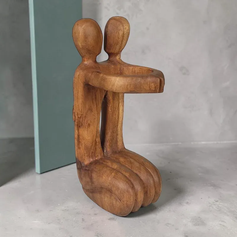 Тримач дерев'яний під пляшку Пара (AB-26) тік Індонезія 