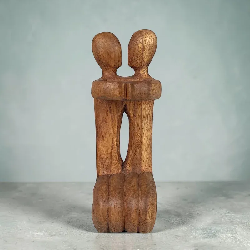 Тримач дерев'яний під пляшку Пара (AB-26) тік Індонезія 