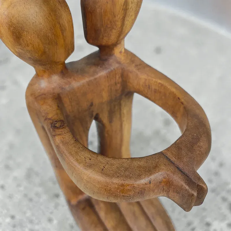 Тримач дерев'яний під пляшку Пара (AB-26) тік Індонезія 