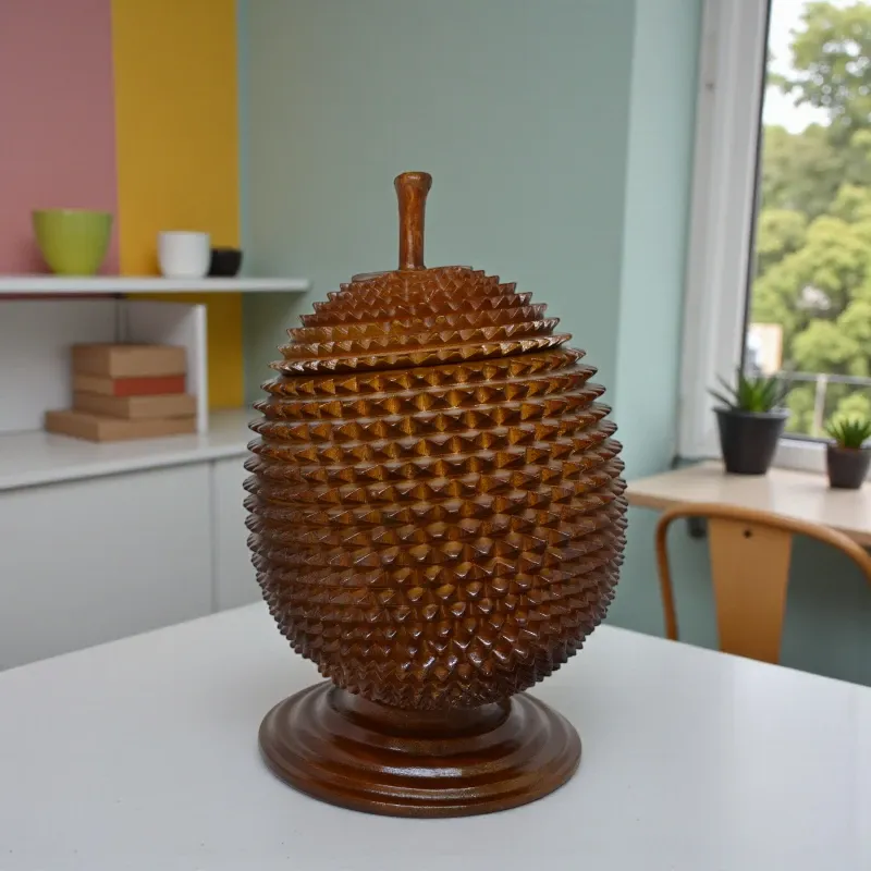 Скринька дерев'яна Дуріан К-79 тік 26x17 см Індонезія