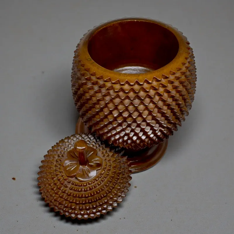 Скринька дерев'яна Дуріан К-79 тік 26x17 см Індонезія