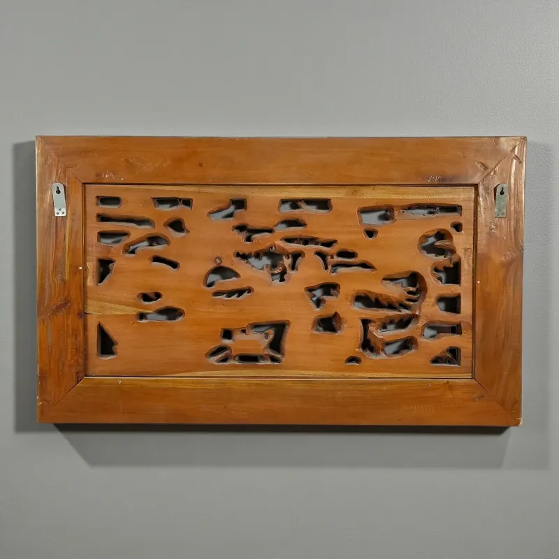 Панно Дракон та Фенікс DF-1 тік Індонезія