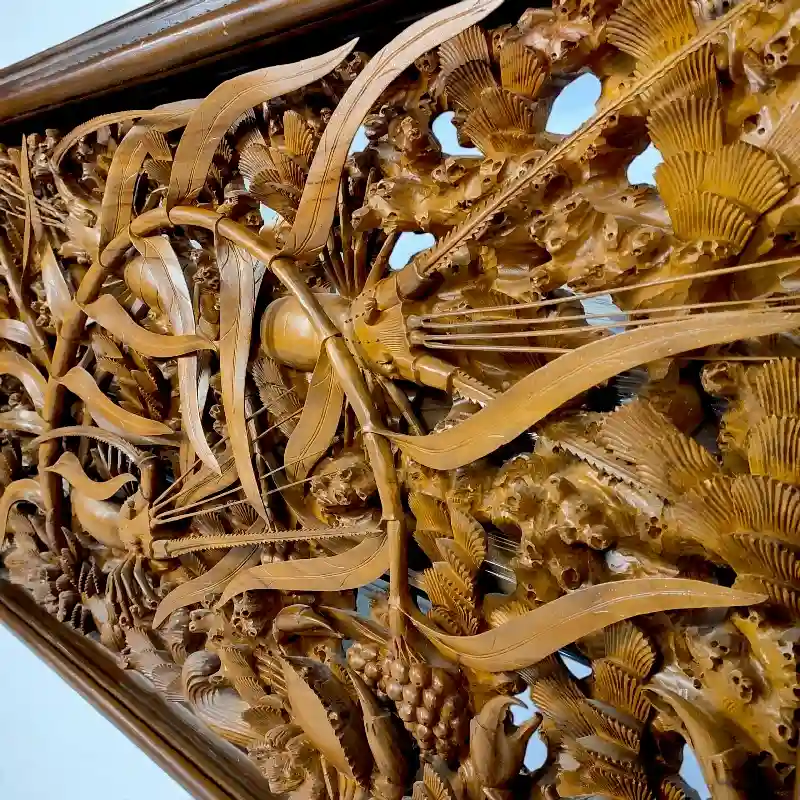 Панно дерев'яне Підводний світ Краби, омари СR-00 Індонезія