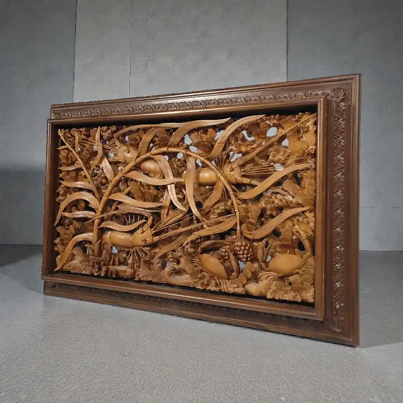 Панно дерев'яне Підводний світ Краби, омари СR-00 Індонезія