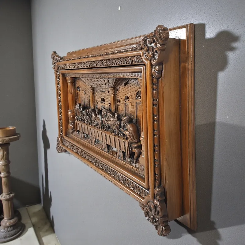 Панно дерев'яне Тайна вечеря TV12 