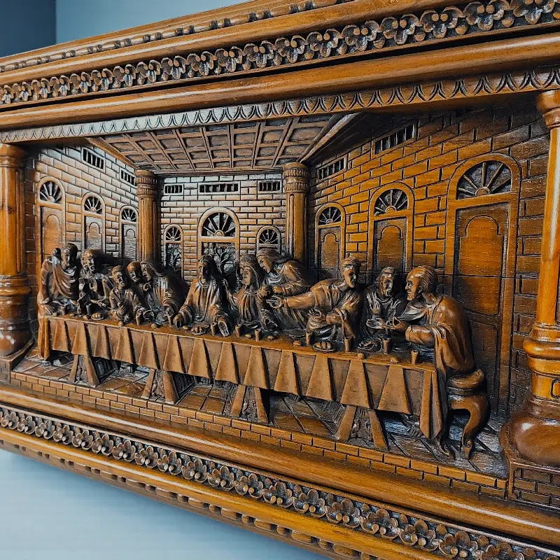 Панно дерев'яне Тайна вечеря TV12 