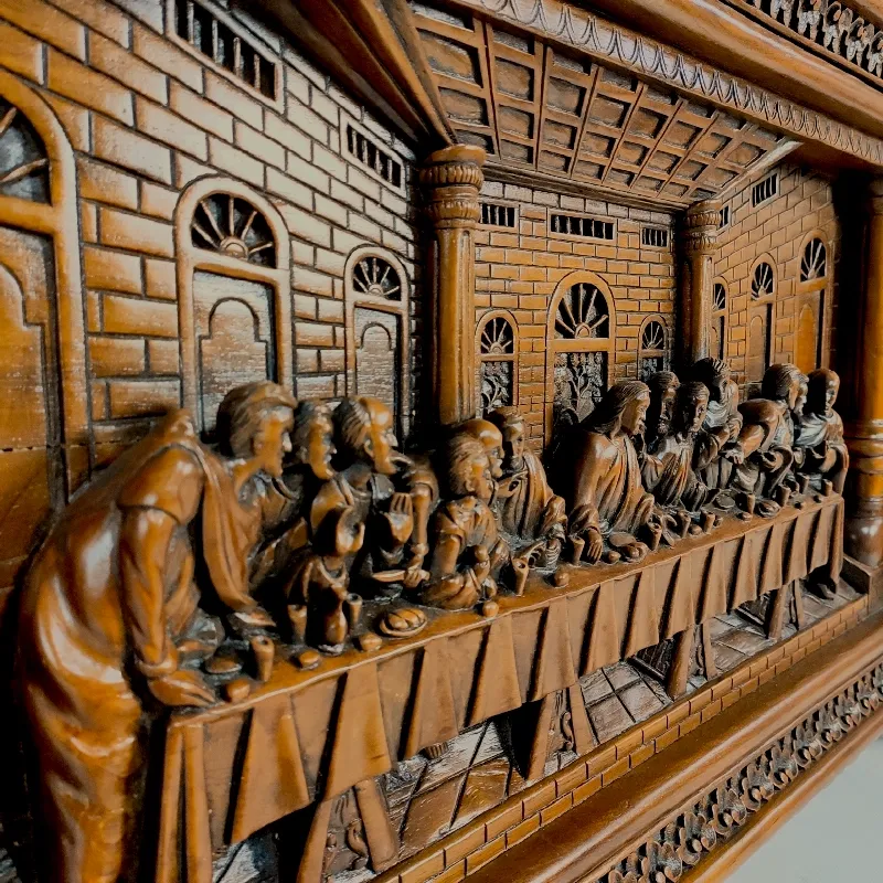 Панно дерев'яне Тайна вечеря TV12 