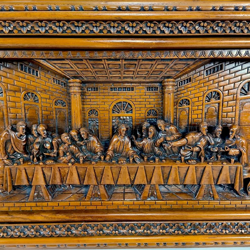 Панно дерев'яне Тайна вечеря TV12 