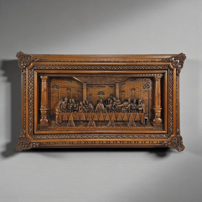 Панно дерев'яне Тайна вечеря TV12 