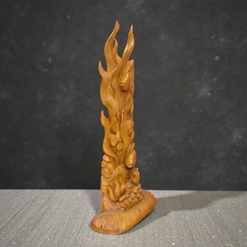 Статуетка Водний світ Риби (К-47) 83 см, тікове дерево, Індонезія