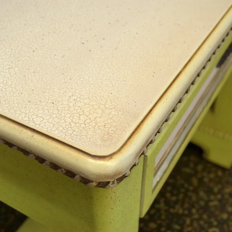 Стіл дерев'яний Еладі (3004-015) прованс, салатовий, Індонезія