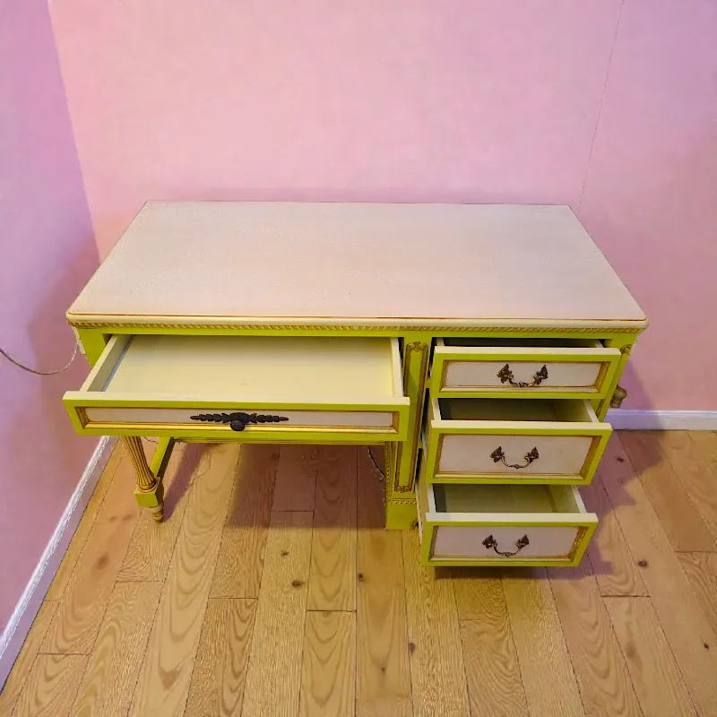 Стіл дерев'яний Еладі (3004-015) прованс, салатовий, Індонезія