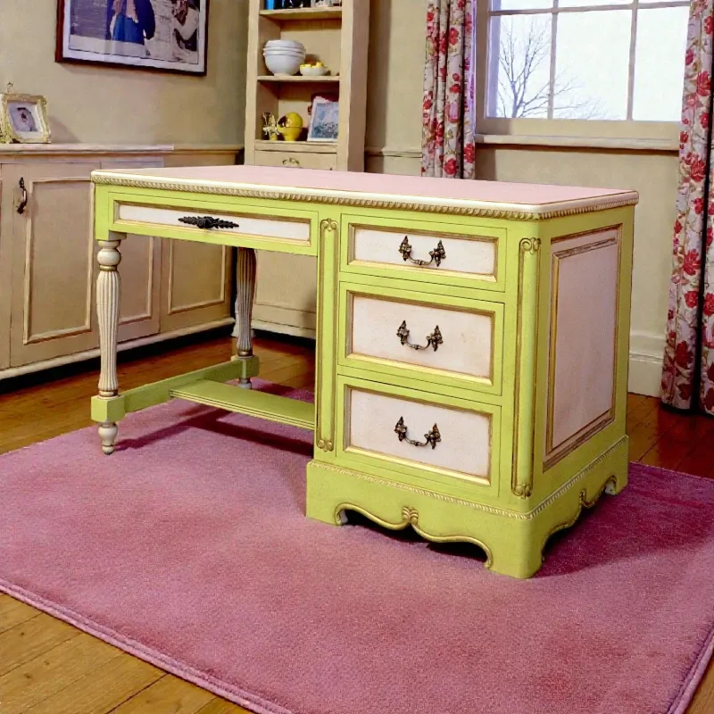 Стіл дерев'яний Еладі (3004-015) прованс, салатовий, Індонезія