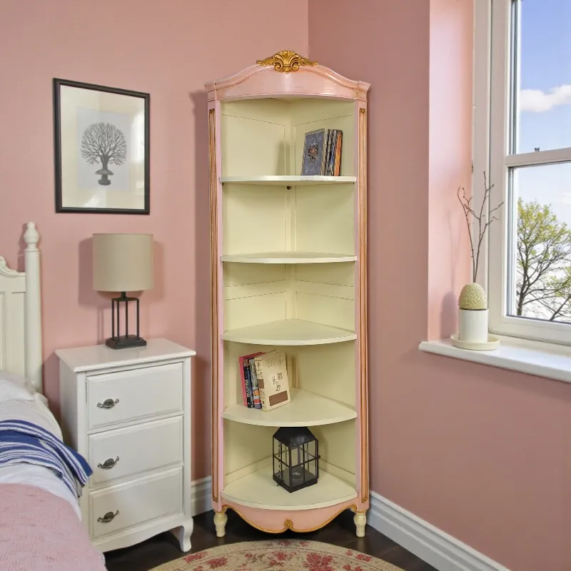 Стелаж кутовий Еладі 4904-024 рожевий